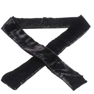 مملوكة مسبقًا Dolce & Gabbana Black Velvet Wide Waist Belt