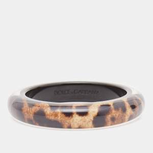 Dolce & Gabbana Leopard Resin Bracelet