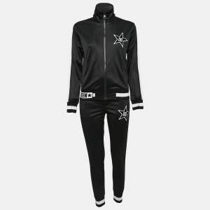 Dolce & Gabbana Black DG Star Jersey Millennials Track Suit XS/S