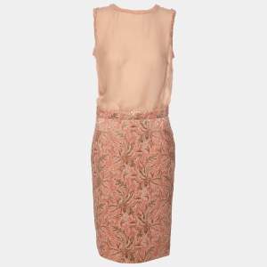 Dolce & Gabbana Pink/Gold Lurex/Silk Sets S