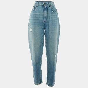 Dolce & Gabbana Blue Distressed Denim Jeans M Waist 27"