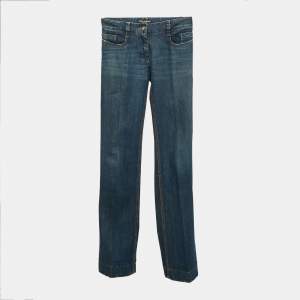 Dolce & Gabbana Blue Faded Denim Straight Leg  Jeans S Waist 26"