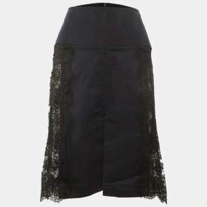 Dolce & Gabbana Black Lace Strapless Corset Dress M