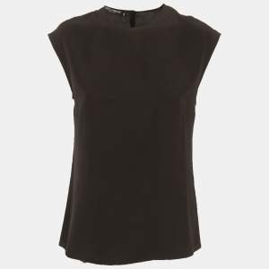 مملوكة مسبقًا Dolce & Gabbana Black Silk Top S
