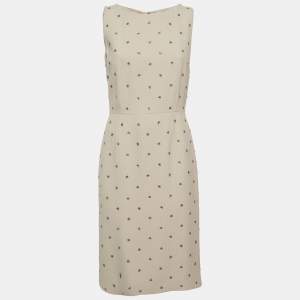 مملوكة مسبقًا فستان دولتشي أند غابانا قصير بلا أكمام مزين تويل بيج صغير