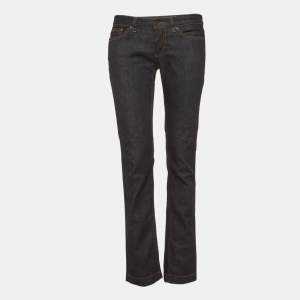 Pre Owned Dolce & Gabbana Blue Denim Low Rise Jeans S/Waist 30"