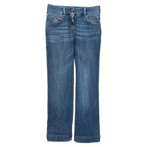 مملوكة مسبقًا Dolce & Gabbana Blue Light Washed Denim Jeans XS