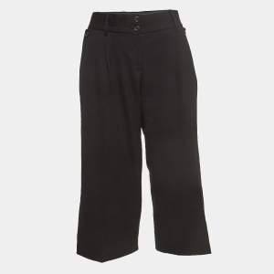 Dolce & Gabbana Black Wool Tailored Bermuda Shorts M