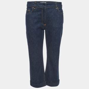 Dolce & Gabbana Navy Blue Denim Capri Jeans M Waist 30"