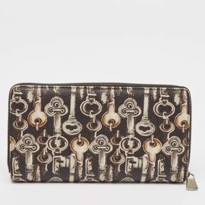 Dolce & Gabbana Multicolor Leather Continental Wallet