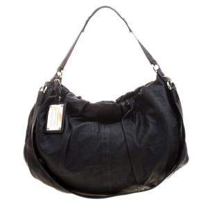 Dolce & Gabbana Black Leather Miss Night and Day Hobo