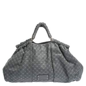مملوكة مسبقًا Dolce & Gabbana Grey Leather Miss Lexington Tote