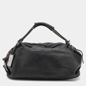 Pre Owned Dolce & Gabbana Black Leather Miss Bunny Shoulder Bag