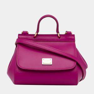Pre Owned Dolce & Gabbana Pink Mini Bambino Miss Sicily