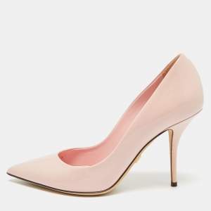 Pre Owned Dolce & Gabbana Size 36 Pink Patent Leather Pumps