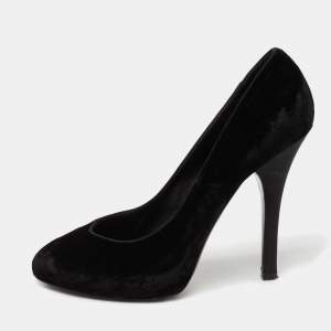 Dolce & Gabbana Black Velvet Pumps Size 39.5