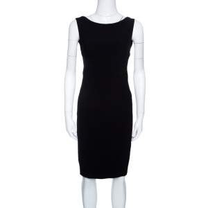 Dsquared2 Black Sleeveless Sheath Dress S