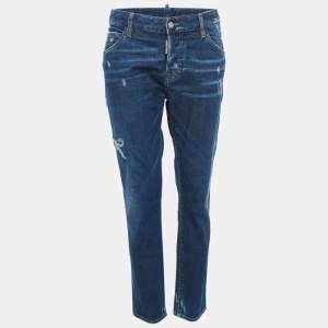 Dsquared2 Blue Distressed Denim Cool Girl Jean M