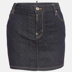 Dsquared2 Blue Denim Mini Skirt S