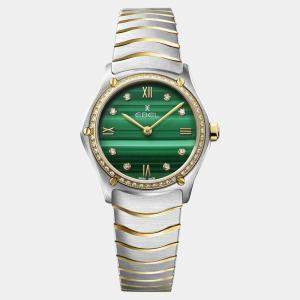 Ebel Green Stainless Steel Sport Classic Limited Edition 1216561 Quartz Women's Wristwatch