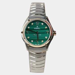 Ebel Green Stainless Steel Sport Classic 1216612 Limited Edition Quartz Women's Wristwatch 29 mm