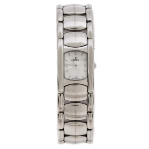 Ebel Mother of Pearl Stainless Steel Beluga Manchette E9057A21 Women's Wristwatch 19 mm