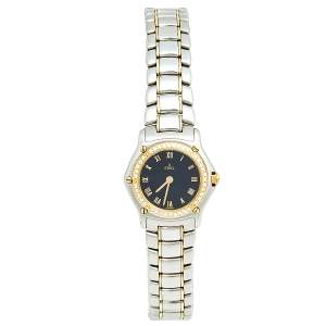 Ebel Black 18k Yellow Gold Stainless Steel Diamond 1057902 Women's wristwatch 24 mm 