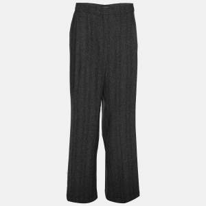 Elena Miro Grey Wool Blend Loose Trourser XL