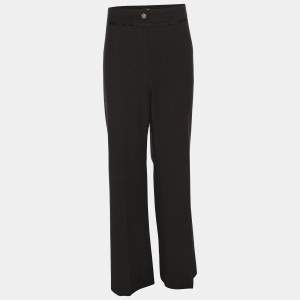 Pre Owned Elena Miro Dark Grey Wool Blend Trousers XXL
