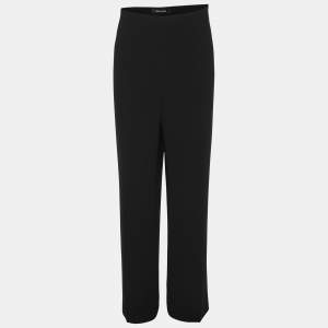 Pre Owned Elena Miro Black Crepe Trousers XXL