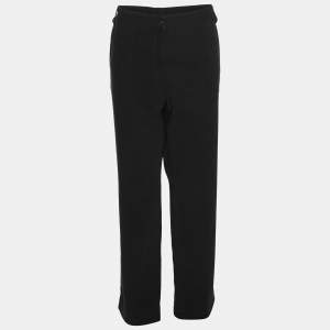 Elena Miro Black Cotton Pants XXL