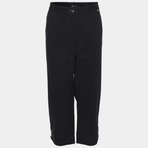 Pre Owned Elena Miro Navy Blue Cotton Pants XXL