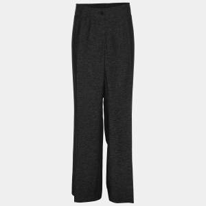 Pre Owned Elena Miro Dark Grey Wool Blend Trousers XXL