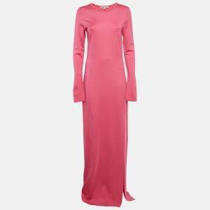 مملوكة مسبقًا Elizabeth and James Pink Jersey Maxi Dress L