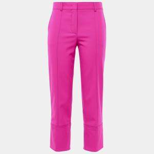 Emilio Pucci Pink Wool Cropped Pants S (IT 38)
