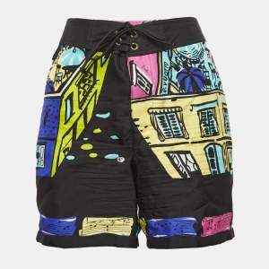 Emilio Pucci Multicolor Printed Silk Shorts S