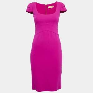 Emilio Pucci Pink Wool Sheath Dress S