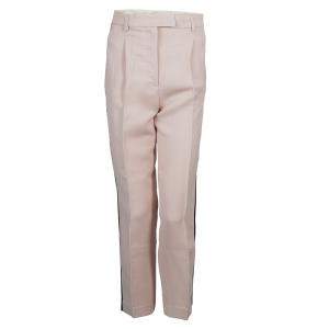 Emilio Pucci Pink Contrast Side Panel Detail Trousers S