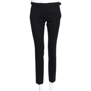 Emilio Pucci Black Wool tapered Leg Pants M