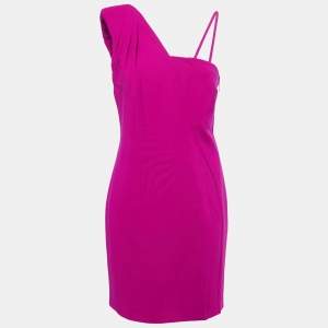 Emilio Pucci Pink Wool Pleated Sleeveless Dress M