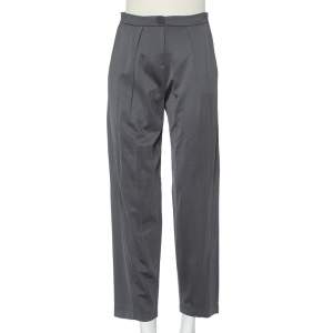 Pre Owned Emporio Armani Grey Knit Tailored Pants S
