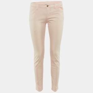 Pre Owned Emporio Armani Blush Pink Cotton Skinny Jeans M 