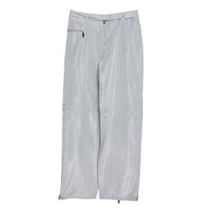 Emporio Armani Grey Coated High Waist Pants M