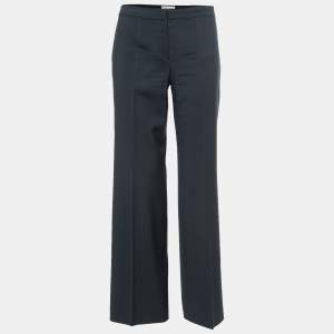 Pre Owned Emporio Armani Vintage Slate Blue Trousers S