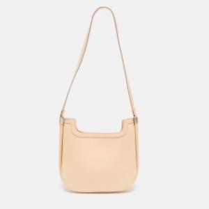 Emporio Armani Peach Leather Messenger Bag