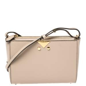 Emporio Armani Old Rose Leather Crossbody Bag