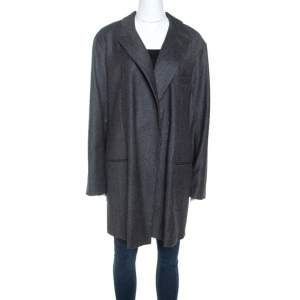 Equipment Charcoal Grey Wool Oversized Blazer S