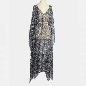 Ermanno Scervino Printed Silk Kaftan IT 46