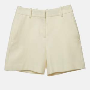 مملوكة مسبقًا Ermanno Scervino Cream Wool Shorts S