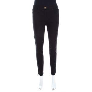 Escada Black Stretch Denim Teresa Straight Leg Jeans M